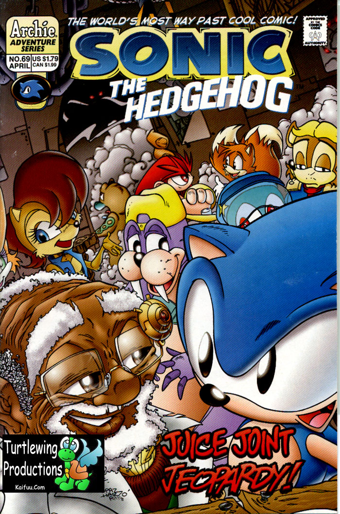 Sonic - Archie Adventure Series April 1999 Comic cover page